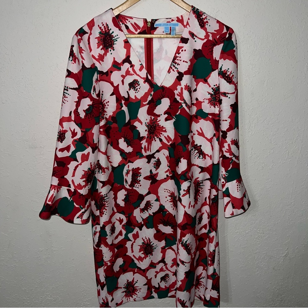 Draper James Amaryllis Floral Dress Size 10.